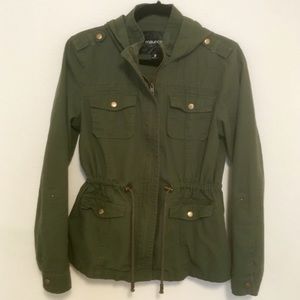Green Cargo Utility Jacket, NWOT