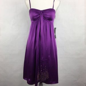 NWT Oleg Cassini formal purple dress