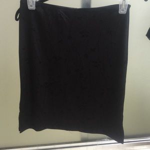 Rave city stretchy skirt with floral pattern