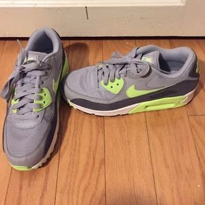 Green and Grey Nike Air Max