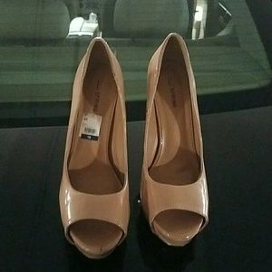 Peep toe pumps. Excellent condition.