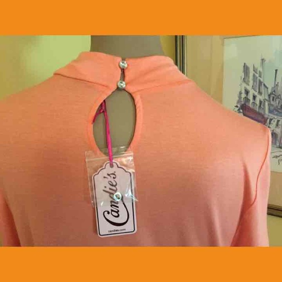 🆕👚Shell Pink Lace Rhinestone Button Top XL👩🏻‍⚖️ - Picture 3 of 4