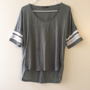 Cotton On Sporty Olive High Low Shirt