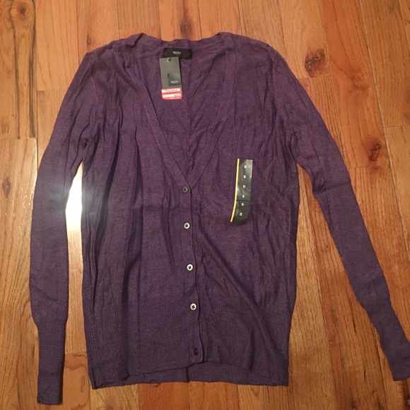 Mossimo purple cardigan
