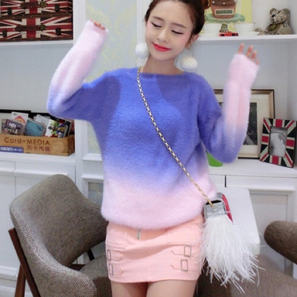 🎉Retock🎉🍭Cotton candy 🍭 sweater 🍧 - Picture 3 of 4