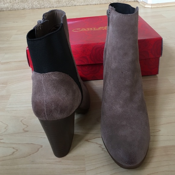 Carlos Santana Suede Ankle Boots - Picture 3 of 4