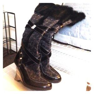 Baby Phat Boots With Fur
