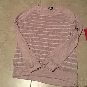 Light pink long sleeve sweater