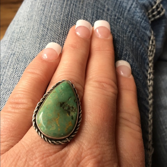🔺Sold🔻Artisan design natural turquoise - Picture 4 of 5