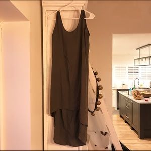 🚫SOLD LOCALLY🚫Distressed olive green tunic