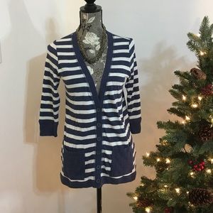 Super soft Blue & White cardigan