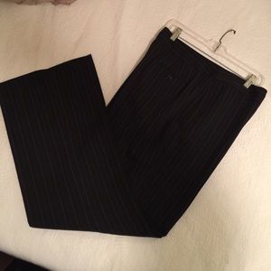 Rafaella black pinstriped dress pants size 16