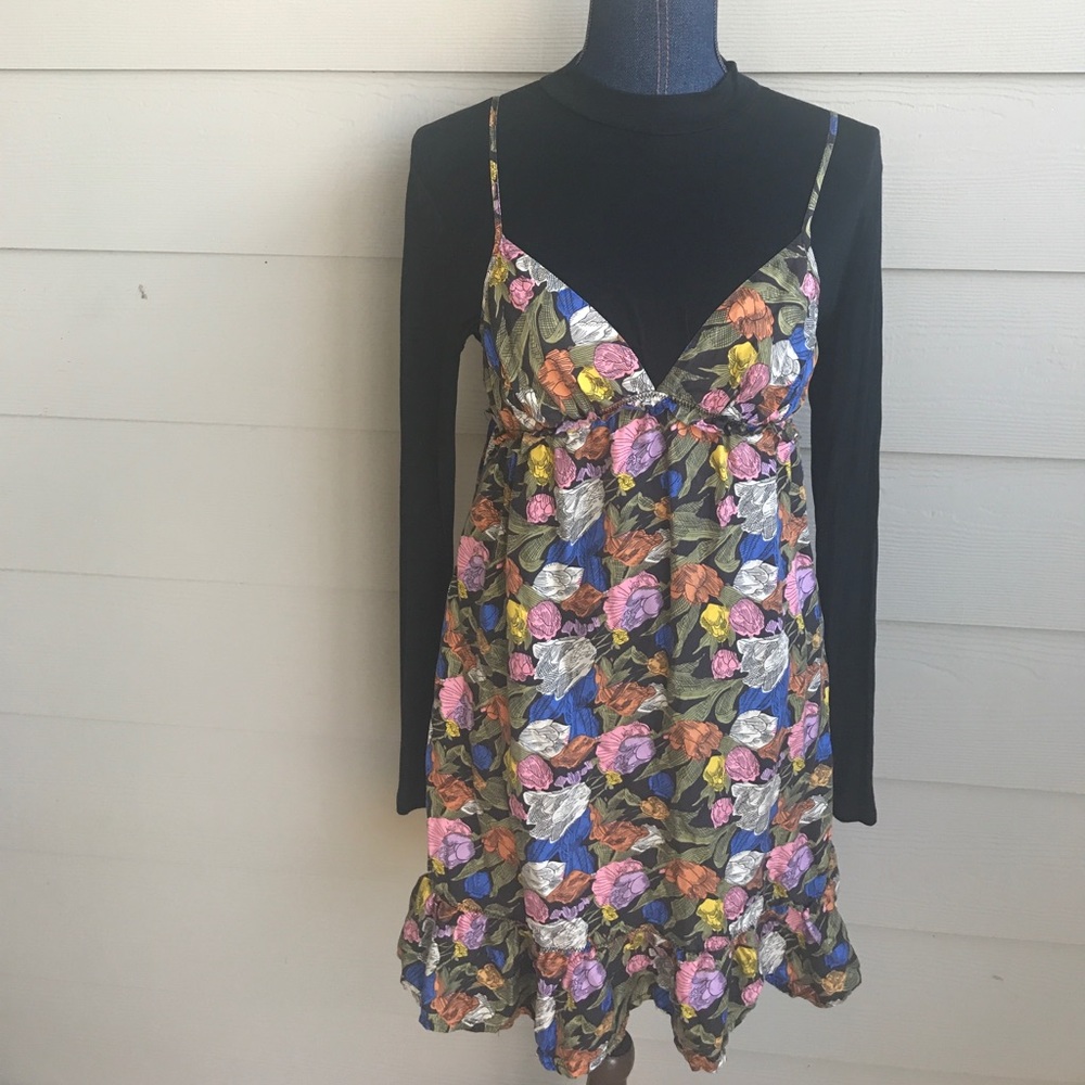 Heritage 1981 Flowers & Leaves Slip dress