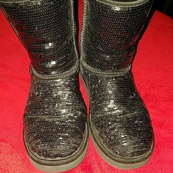 Reposhed black sequin uggs