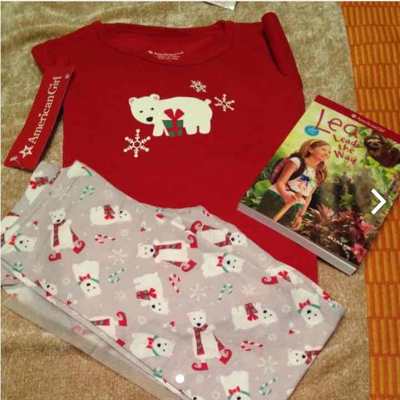 American Girl pjs and book - S (7-8) - Picture 1 of 3