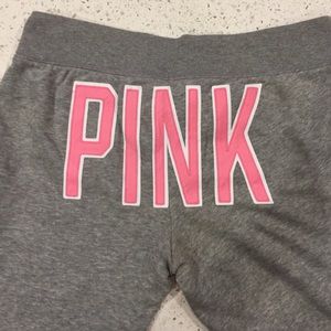 PINK Grey Sweatpants