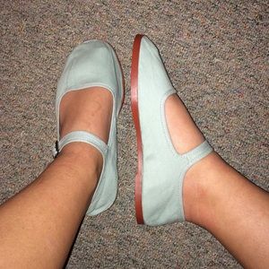 Urban Outfitters Cotton Mary Jane Flat