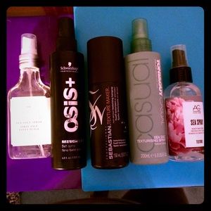 High end sea salt spray hair products