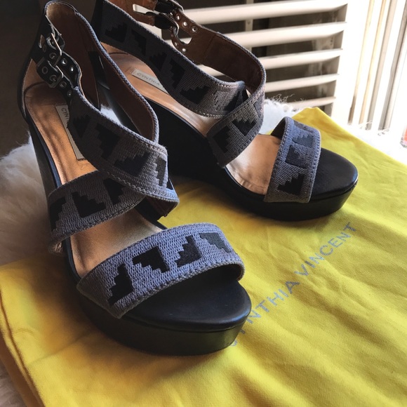 Cynthia Vincent Shoes - Cynthia Vincent Tribal Wedge