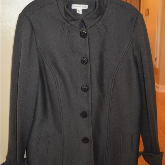 NWOT - Coldwater Creek taupe knit jacket