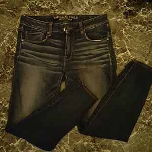 American Eagle Outfitters Rustic Blue Skinny Jeans