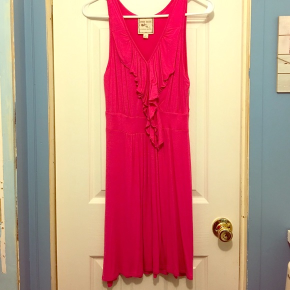 MIDI pink dress