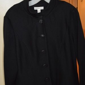 NWOT Coldwater Creek black knit jacket