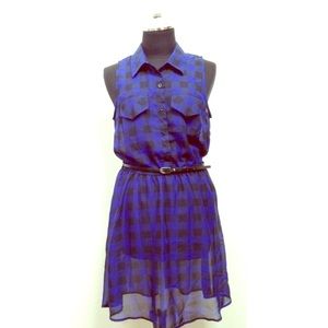 ❣️SALE❣️Blue Plaid Dress
