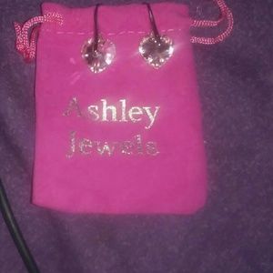 Ashley jewels pink hook earrings