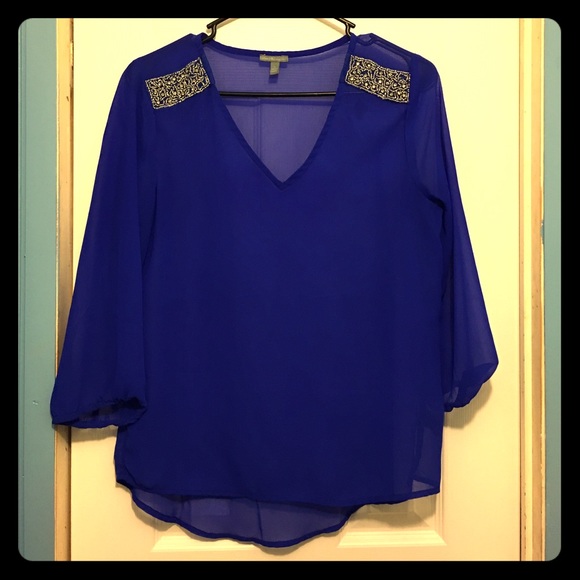 Charlotte Russe see through dress shirt