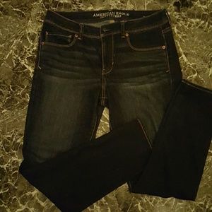 American Eagle Outfitters Dark Blue Skinny Jeans