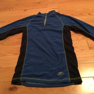 Trespass blue fleece under layer
