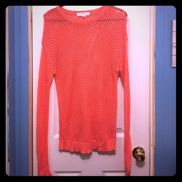 Forever 21 sweater coral