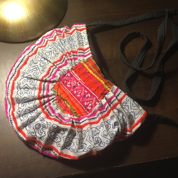South East Asian design, cloth strap purse