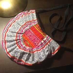 South East Asian design, cloth strap purse