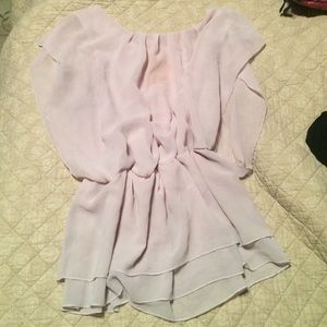 Light pink fashion blouse
