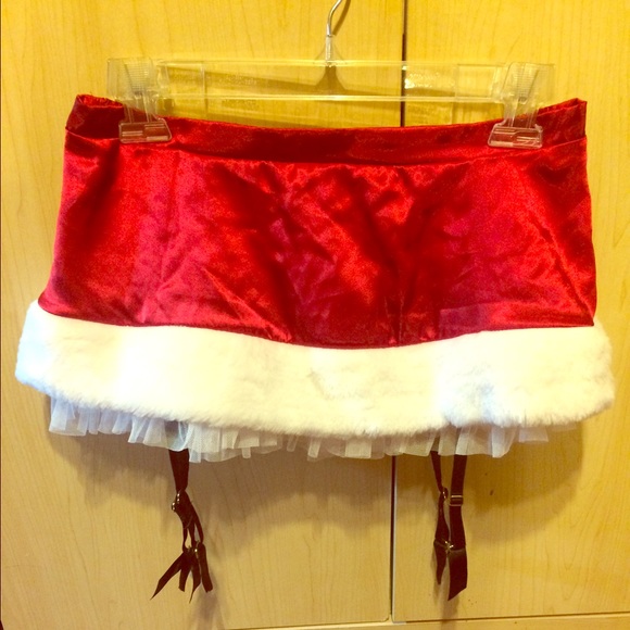 Red Holiday VS skirt corset