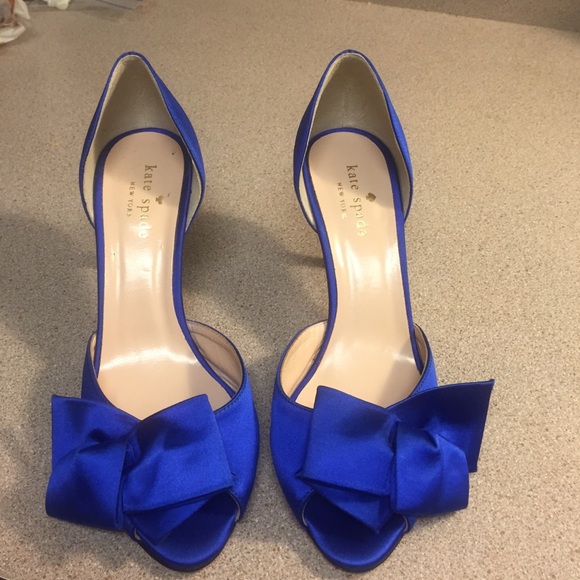 kate spade blue heels