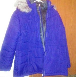 Brand new grape blue winter coat