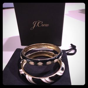 J crew enamel bangles