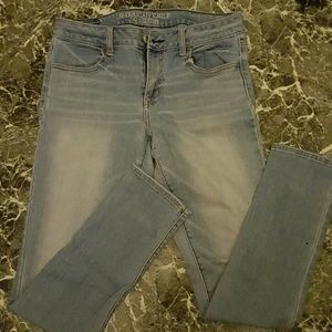 American Eagle Outfitters Blue Skinny Jeans