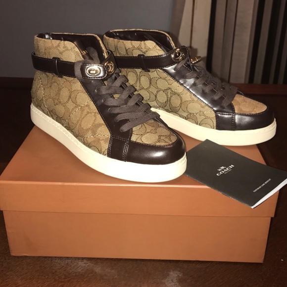 Coach High Top Sneakers (New Without Tags)