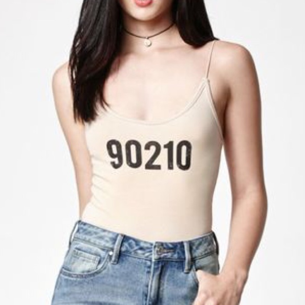 Pacsun L.A Hearts Crop Tank