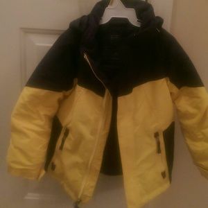 L L Bean Boys'  Hooded Waterproof Parka