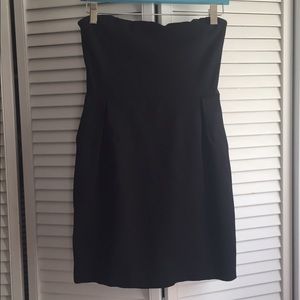 Strapless Black mini
