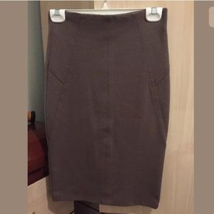 Brown Pencil Skirt