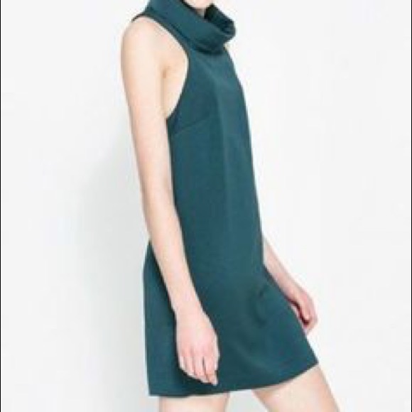 Zara emerald green dress - Picture 1 of 1
