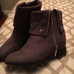 Gray Booties