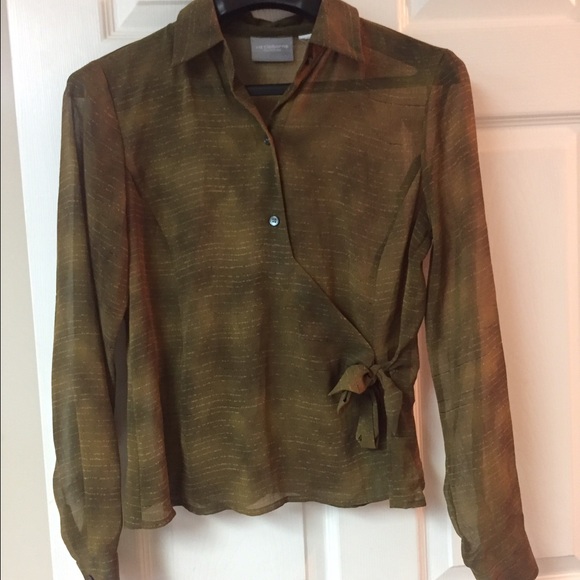 Liz Claiborne wrap top.