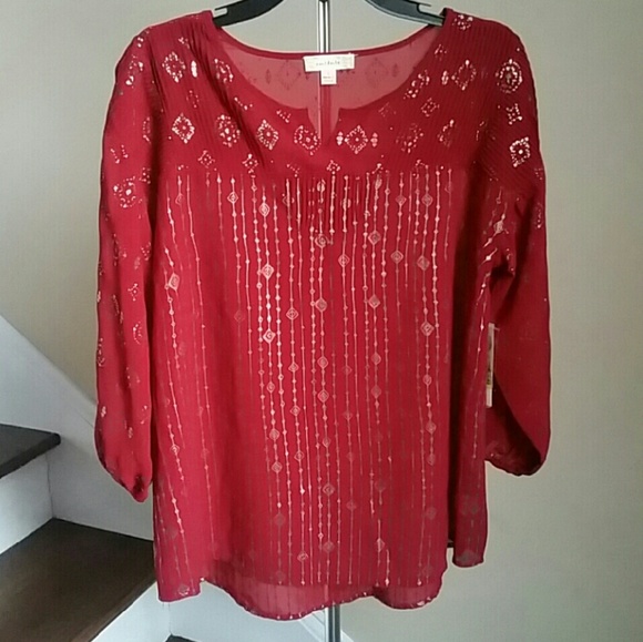 Nurture 3/4 Sleeve Blouse - Picture 5 of 7